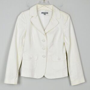 Ann Taylor Cream Blazer Size 10